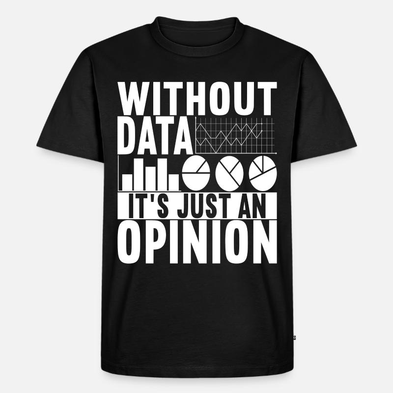 Data Scientist Data Analyst - Men's Premium Organic T-Shirt - black