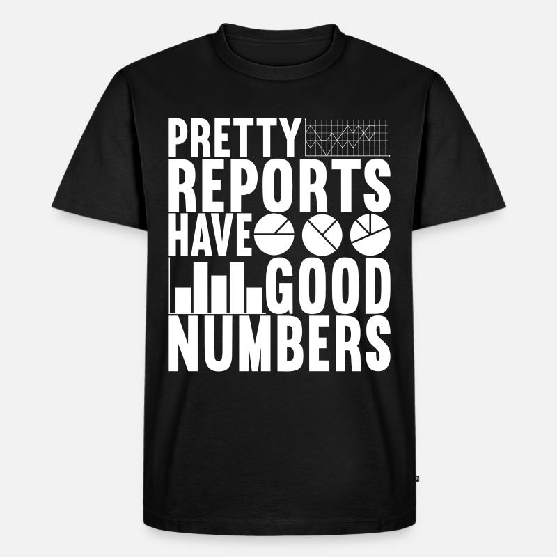 Data Scientist Data Analyst - Männer Premium Bio T-Shirt - Schwarz