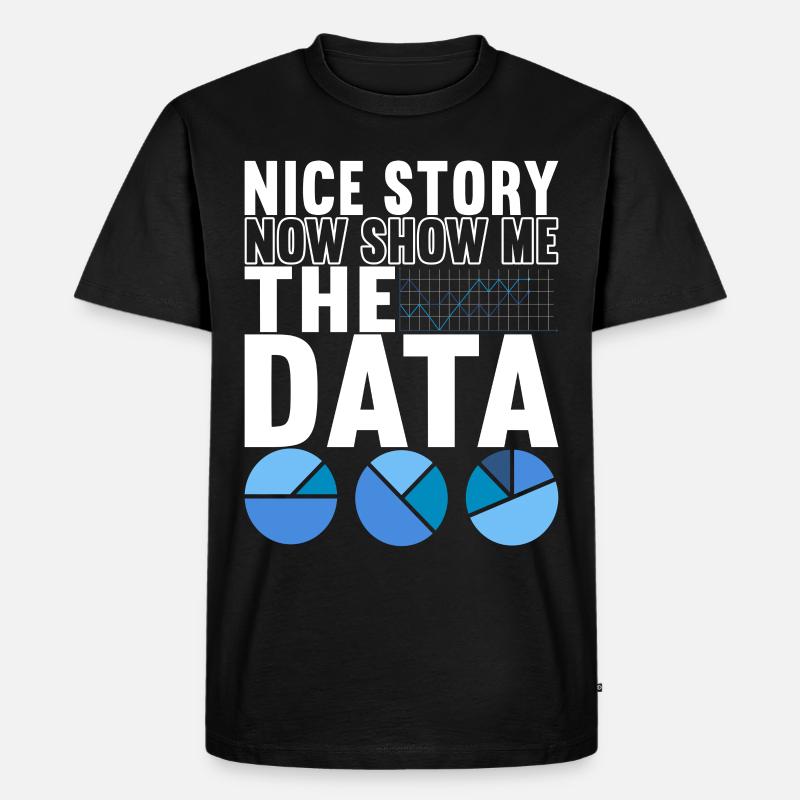 Data Scientist Data Analyst - Männer Premium Bio T-Shirt - Schwarz