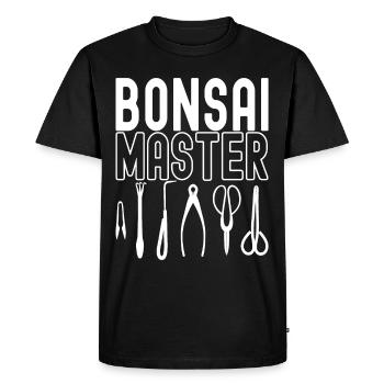 Bonsaï Bonsaï - T-shirt Premium bio Homme - noir - Devant - Nico (187cm)