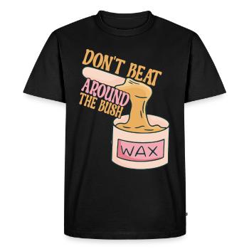 Beautician Cosmetics - Men's Premium Organic T-Shirt - black - Front - Nico (187cm)