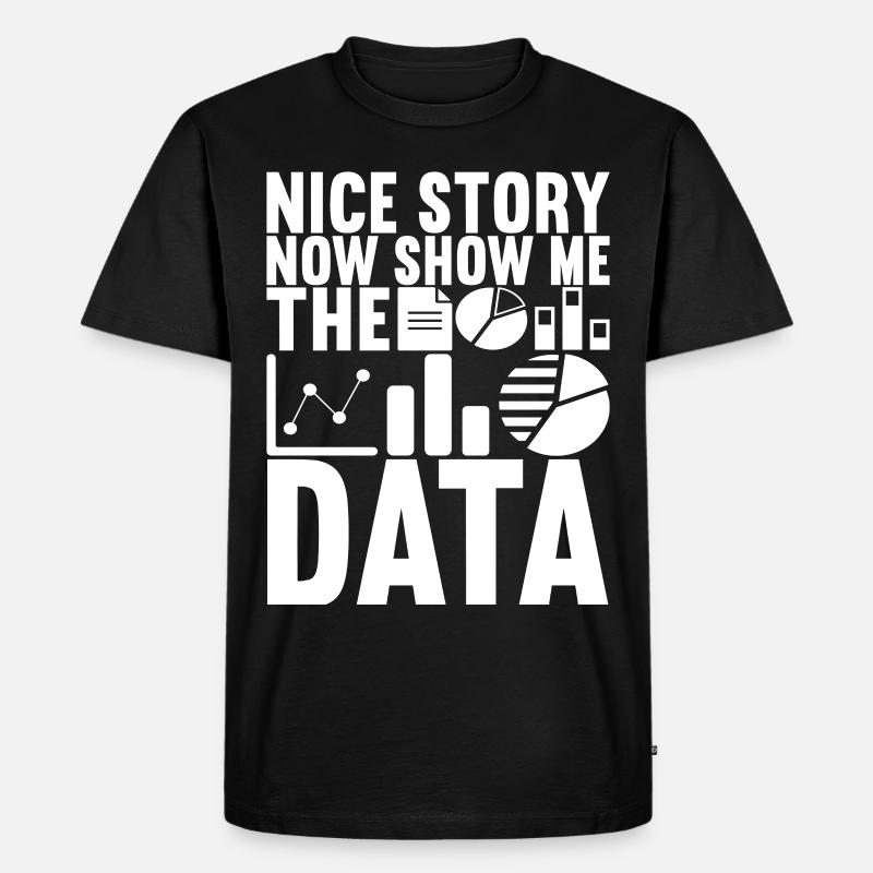 Data Scientist Data Analyst - Men's Premium Organic T-Shirt - black