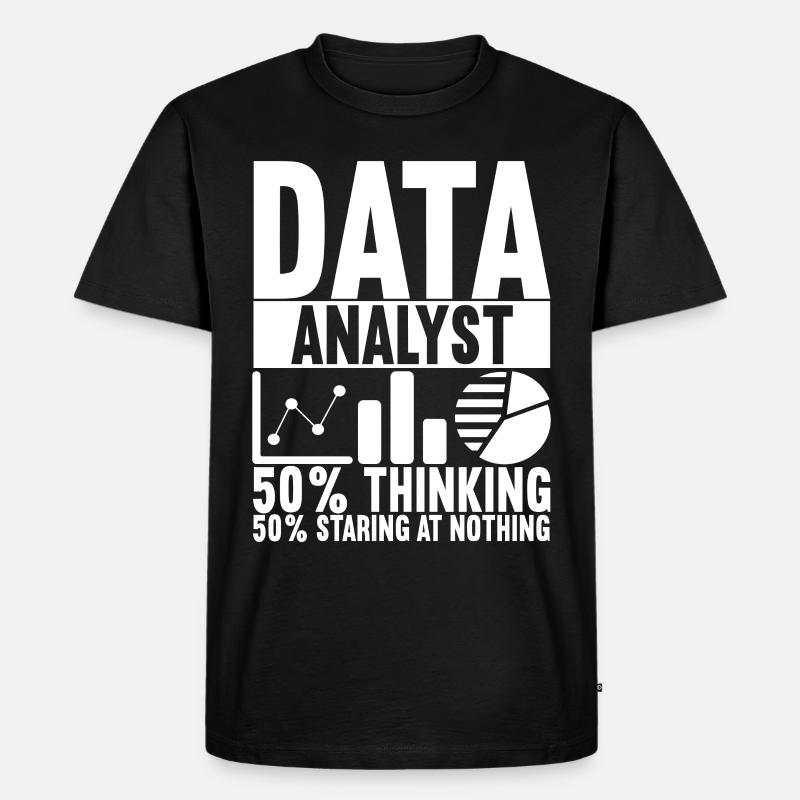 Data Scientist Data Analyst - Men's Premium Organic T-Shirt - black