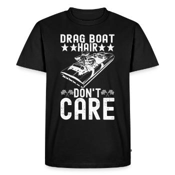 Course de dragsters - T-shirt Premium bio Homme - noir - Devant - Nico (187cm)
