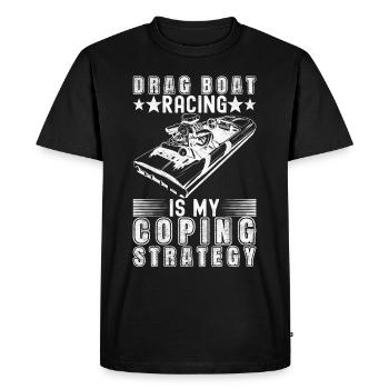 Course de dragsters - T-shirt Premium bio Homme - noir - Devant - Nico (187cm)
