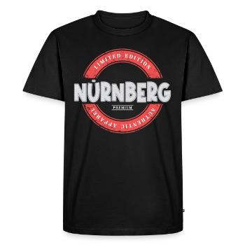 Nuremberg Allemagne Ville Skyline Home Love - T-shirt Premium bio Homme - noir - Devant - Nico (187cm)