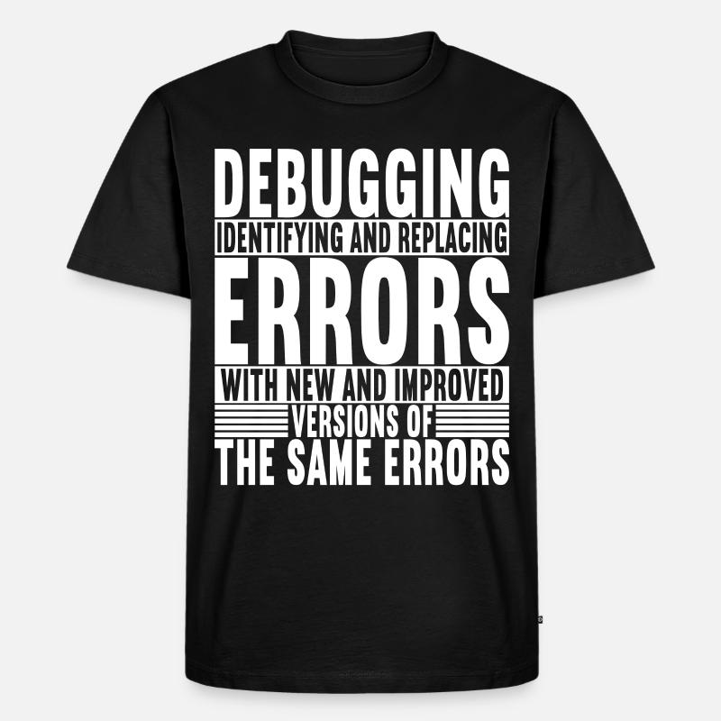 Programmeur Informaticien - T-shirt Premium bio Homme - noir
