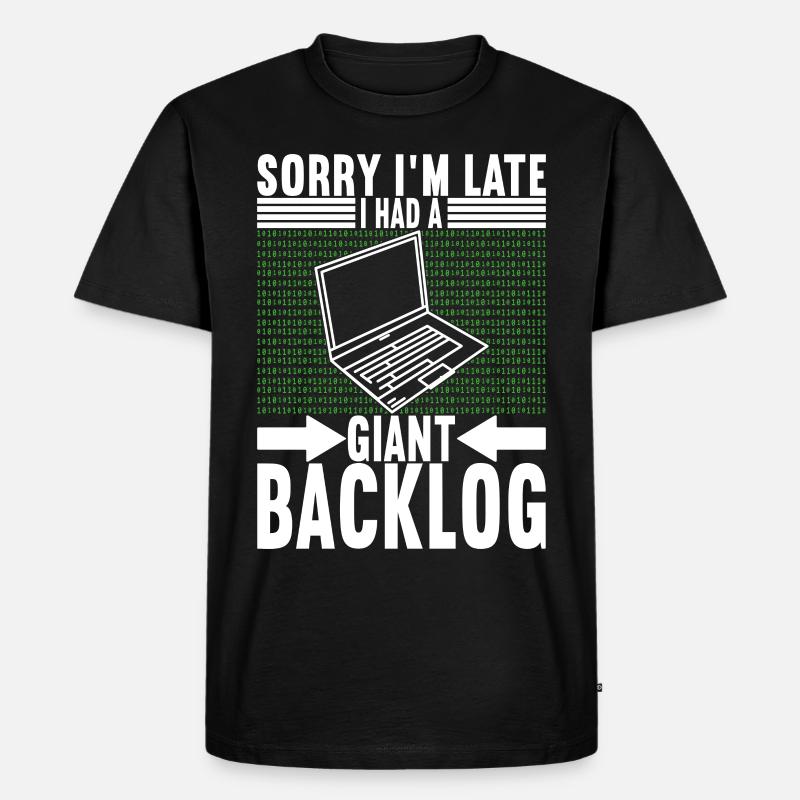 Programmer Computer Scientist - Men's Premium Organic T-Shirt - black