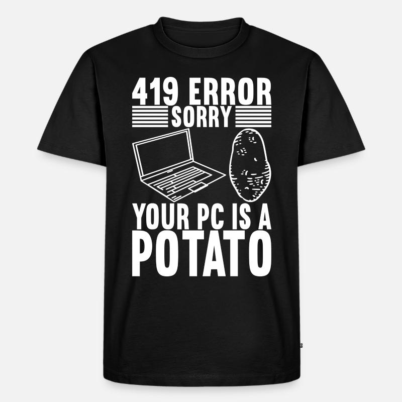 Programmierer Informatiker - Männer Premium Bio T-Shirt - Schwarz