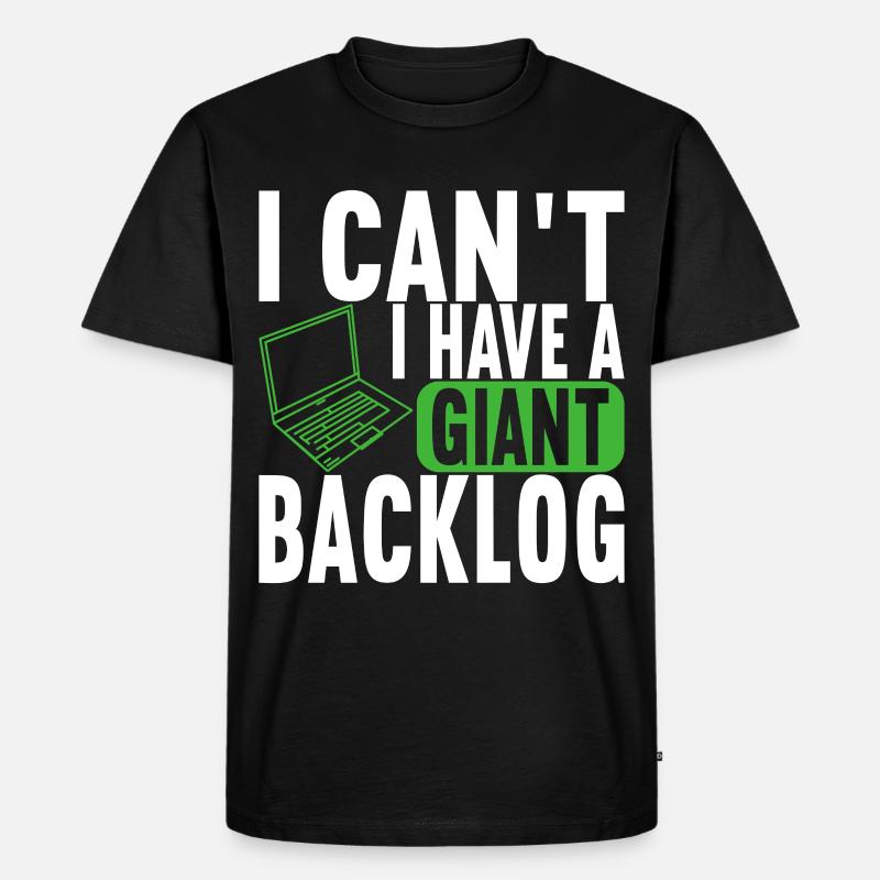 Programmer Computer Scientist - Men's Premium Organic T-Shirt - black