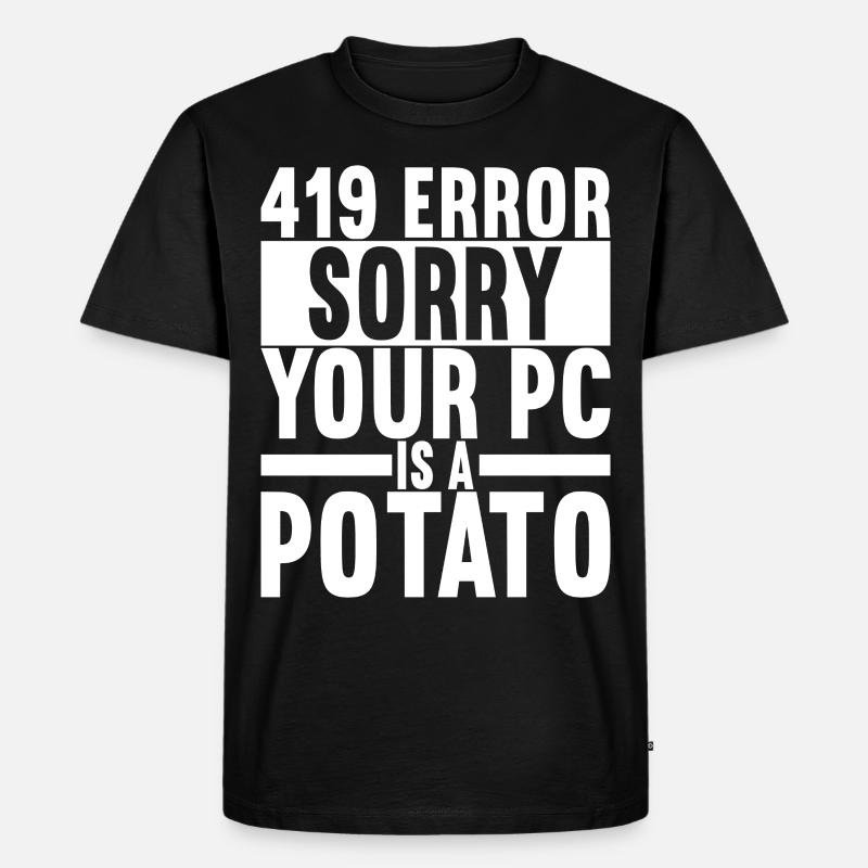 Programmer Computer Scientist - Men's Premium Organic T-Shirt - black