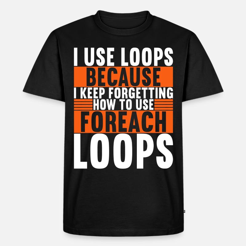 Programmierer Informatiker - Männer Premium Bio T-Shirt - Schwarz