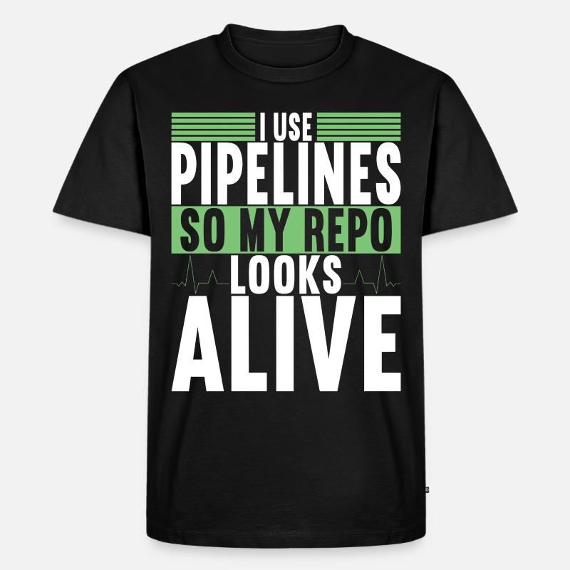 Programmer Computer Scientist - Men's Premium Organic T-Shirt - black