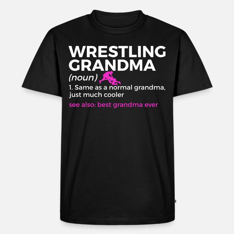Wrestling - Männer Premium Bio T-Shirt - Schwarz