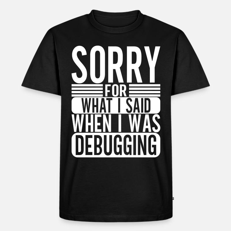 Programmierer Informatiker - Männer Premium Bio T-Shirt - Schwarz