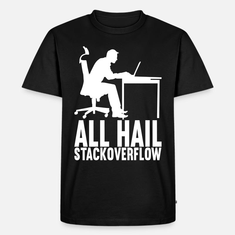 Programmierer Informatiker - Männer Premium Bio T-Shirt - Schwarz