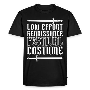 Ren Festival Renaissance Festival - T-shirt Premium bio Homme - noir - Devant - Nico (187cm)