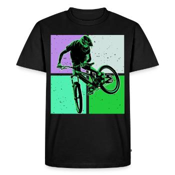 Unbenanntes Projekt 74 - T-shirt Premium bio Homme - noir - Devant - Nico (187cm)