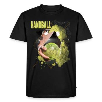 Handball Handball Player Handball Sport Fan - Men's Premium Organic T-Shirt - black - Front - Nico (187cm)