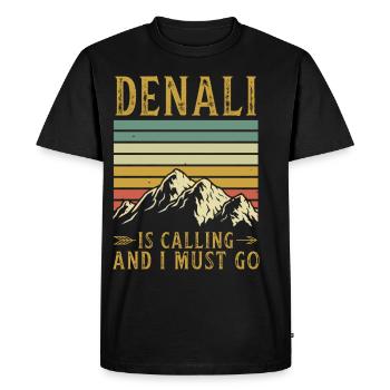Alaska - T-shirt Premium bio Homme - noir - Devant - Nico (187cm)