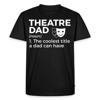 Theatre Actors - Men's Premium Organic T-Shirt - black - Front - Nico (187cm)
