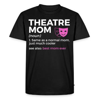 Theatre Actors - Men's Premium Organic T-Shirt - black - Front - Nico (187cm)