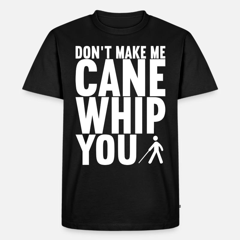 Blind Sehbehinderung - Männer Premium Bio T-Shirt - Schwarz