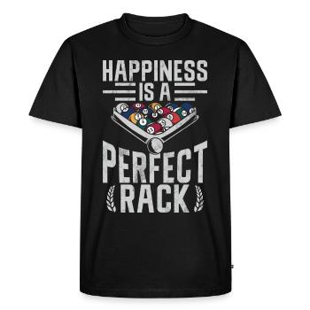 Billiards Funny Saying & Men's Snooker Design - Men's Premium Organic T-Shirt - black - Front - Nico (187cm)