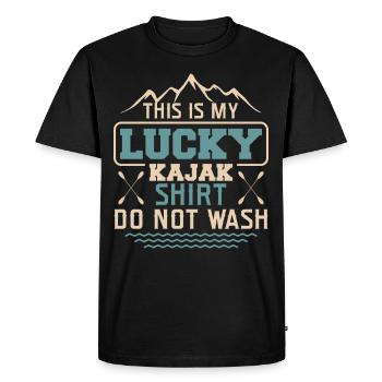 This is my lucky kayak that - Men's Premium Organic T-Shirt - black - Front - Nico (187cm)