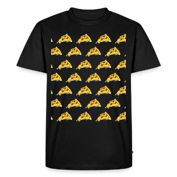 Pizza Pizzaria Pizzen Pizzabäcker - T-shirt Premium bio Homme - noir - Devant - Nico (187cm)