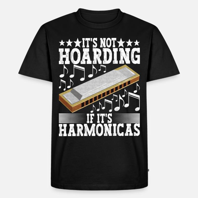 Harmonica Harmonica - Men's Premium Organic T-Shirt - black