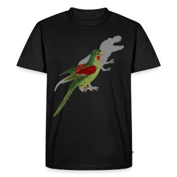 Parakeet Funny saying - Men's Premium Organic T-Shirt - black - Front - Nico (187cm)