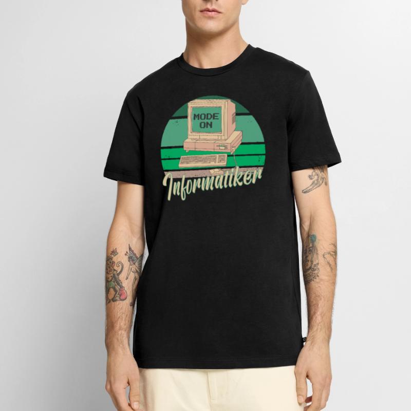 Computer Science Computer Programmer Father Dad Men's Premium Organic T-Shirt