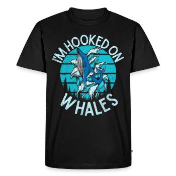 Killer whale killer whale watching Orca whale watching - Men's Premium Organic T-Shirt - black - Front - Nico (187cm)