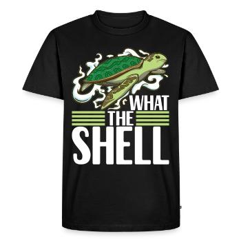 Turtle Turtle Aquatic turtle - Men's Premium Organic T-Shirt - black - Front - Nico (187cm)