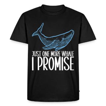 Whale Watchers - Men's Premium Organic T-Shirt - black - Front - Nico (187cm)