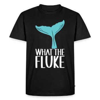 Whale Watchers - Men's Premium Organic T-Shirt - black - Front - Nico (187cm)