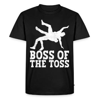 Lutte Lutteurs Lutteurs - T-shirt Premium bio Homme - noir - Devant - Nico (187cm)