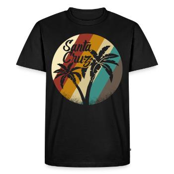 Santa Cruz Vintage - T-shirt Premium bio Homme - noir - Devant - Nico (187cm)