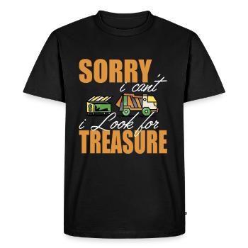 Sorry i can't i look for Treasure garbage Treasure - Men's Premium Organic T-Shirt - black - Front - Nico (187cm)