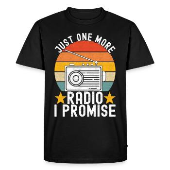 Ham Radio Ham Radio Operator - Men's Premium Organic T-Shirt - black - Front - Nico (187cm)