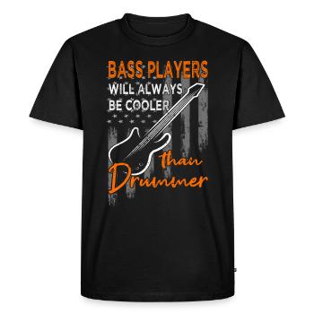Bass player - guitar - guitarist - Men's Premium Organic T-Shirt - black - Front - Nico (187cm)