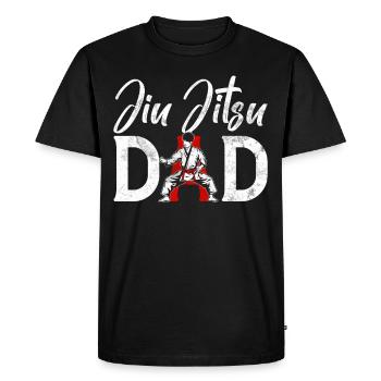 Jiu Jitsu Arts Martiaux Kung Fu & Karaté Jiu Jitsu - T-shirt Premium bio Homme - noir - Devant - Nico (187cm)