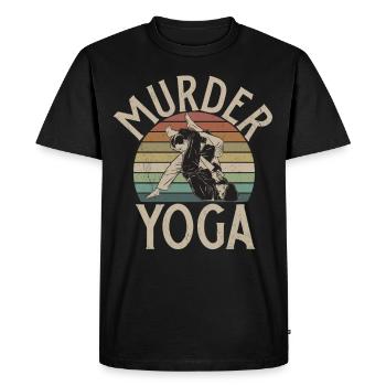 Jiu Jitsu Arts Martiaux Kung Fu & Karaté Jiu Jitsu - T-shirt Premium bio Homme - noir - Devant - Nico (187cm)