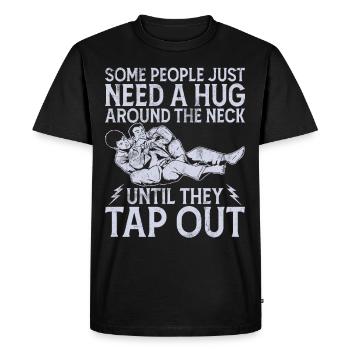 Jiu Jitsu Arts Martiaux Kung Fu & Karaté Jiu Jitsu - T-shirt Premium bio Homme - noir - Devant - Nico (187cm)