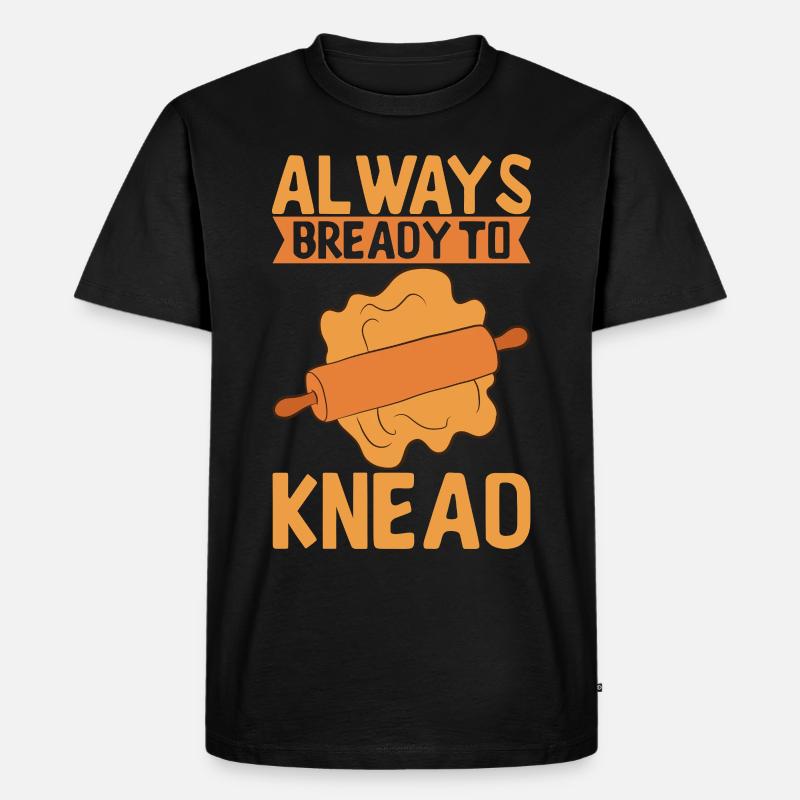 Bäcker Bäckerei Backen - Männer Premium Bio T-Shirt - Schwarz