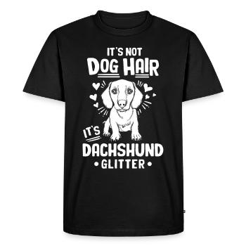 Teckel Cadeau Dixie Viennese Doxie Teckel - T-shirt Premium bio Homme - noir - Devant - Nico (187cm)