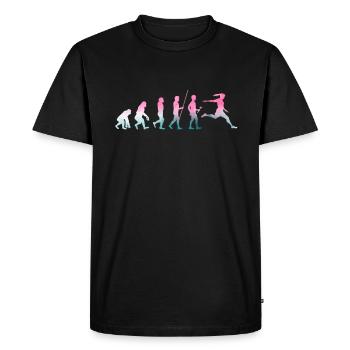 Soccer Tshirt Men Women Soccer Football - Men's Premium Organic T-Shirt - black - Front - Nico (187cm)
