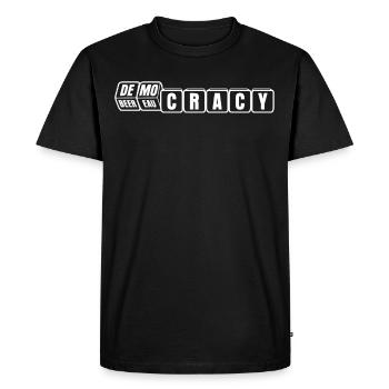 Boire de la bière au bureau Alcool - T-shirt Premium bio Homme - noir - Devant - Nico (187cm)