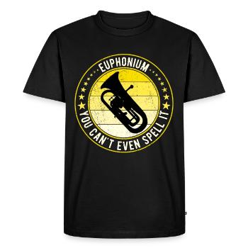 Euphonium Eufonium Euphonist - Men's Premium Organic T-Shirt - black - Front - Nico (187cm)